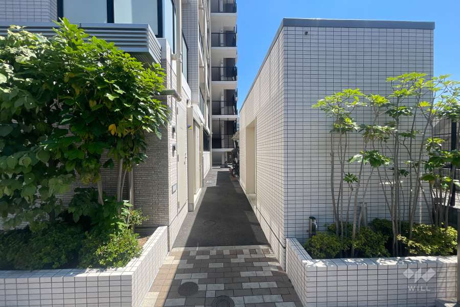 駐輪場の出入り口　