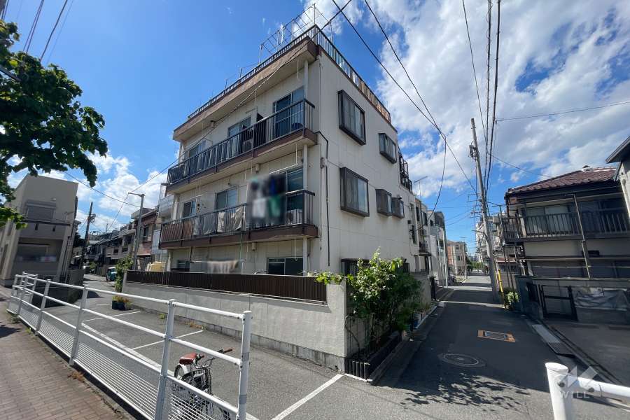 赤羽スカイハイツの外観（南東側から）