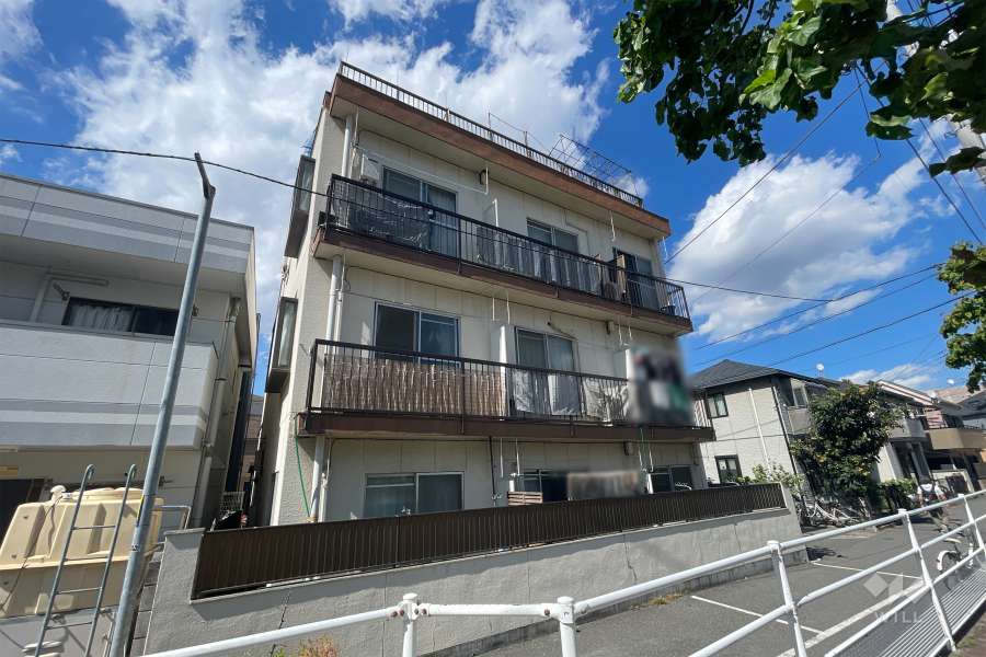 赤羽スカイハイツの外観（南西側から）