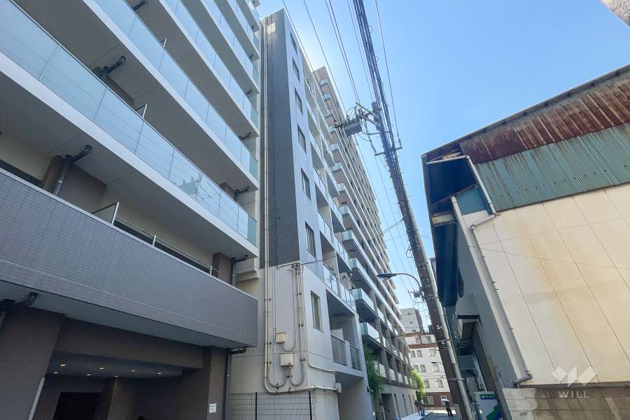 リベルジェ尾久駅前の外観（南西側から）