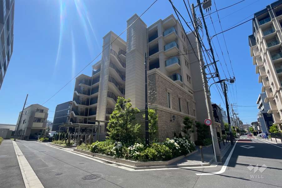 ヴェレーナ赤羽志茂レジデンスの外観（北西側から）