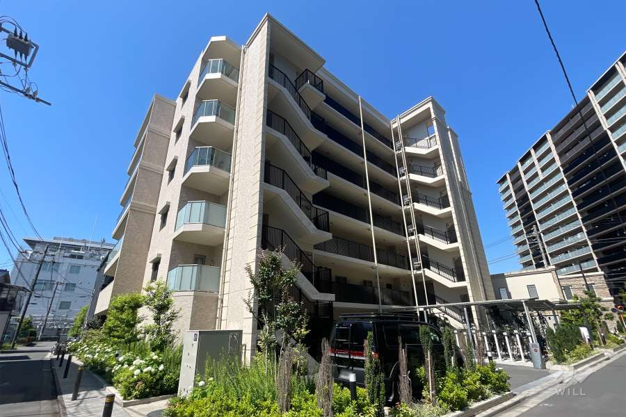 ヴェレーナ赤羽志茂レジデンスの外観（北東側から）