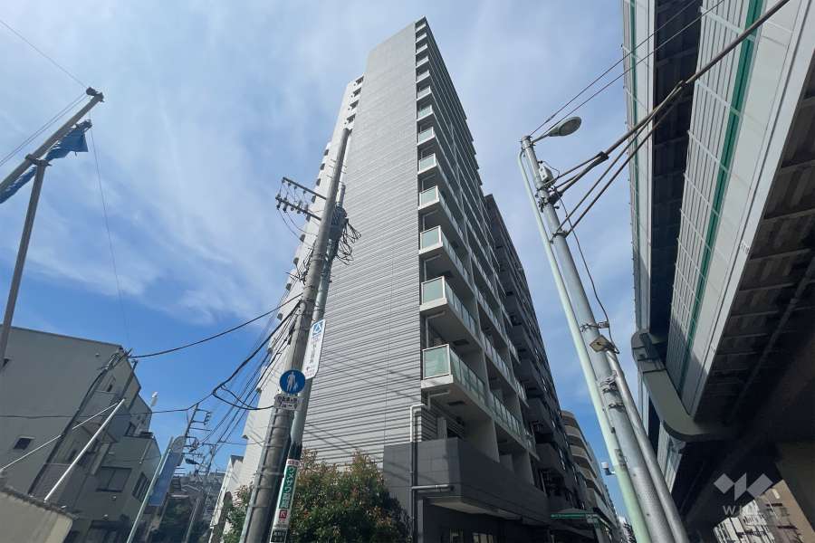 ベルシード西巣鴨の外観（南西側から）