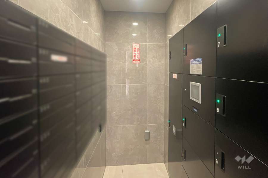 共用ポストと宅配ボックス