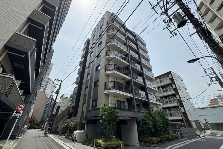 プレシスヴィアラ田端の外観（北側から）