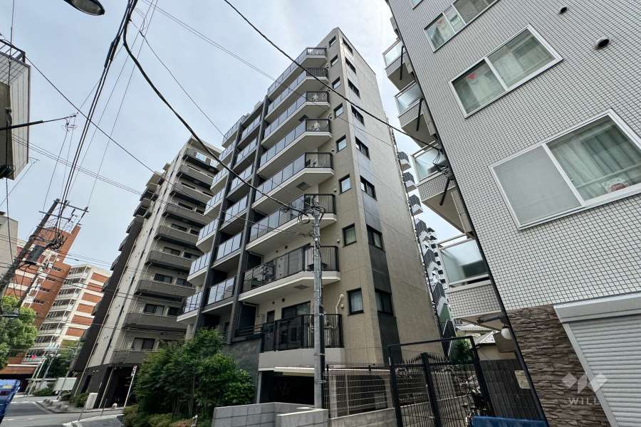 プレシスヴィアラ田端の外観（西側から）