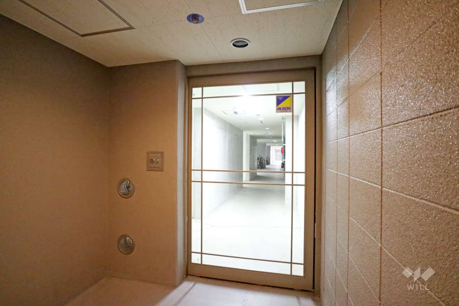 駐輪場の出入り口