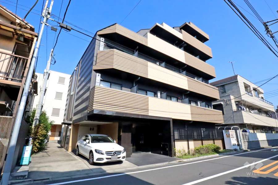 ルミード大森町の外観(北西側から)