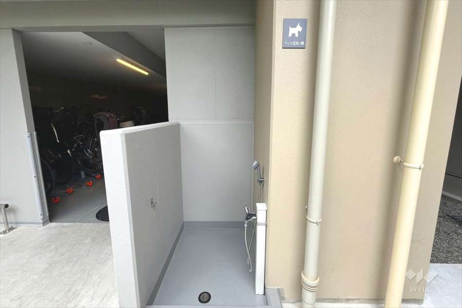 ペット足洗い場