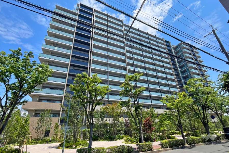 パークホームズ伊丹稲野ガーデンスクエア パークフロントの外観（西側から）
