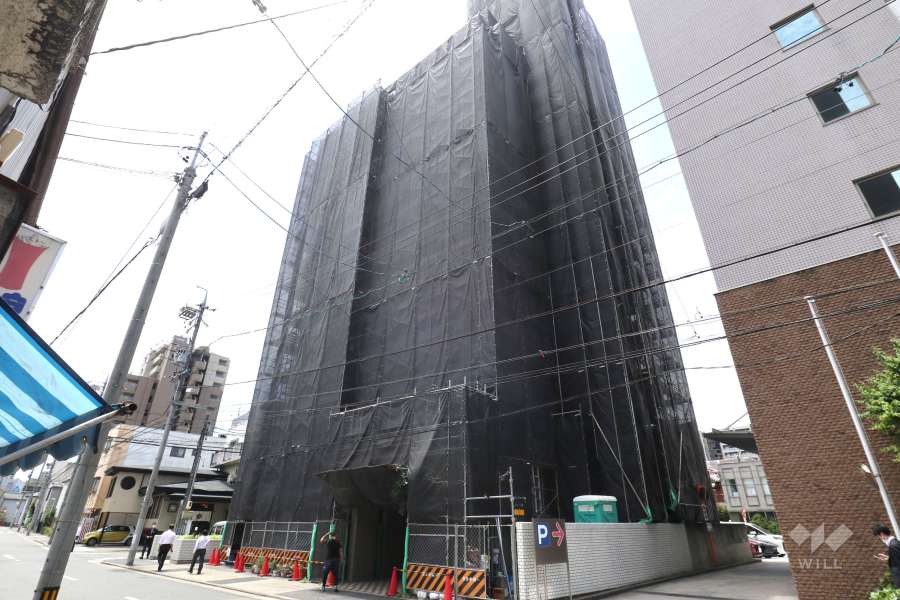 ユーハウス正木の外観（北東側から）※2024年6月現在大規模修繕工事中