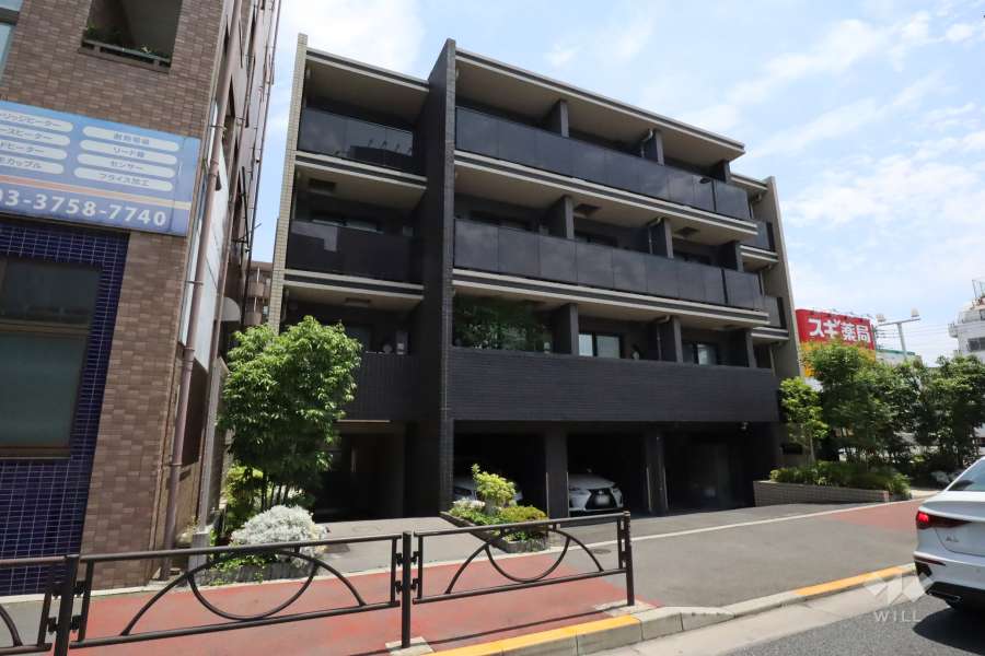 ハーモニーレジデンスクロスゲートの外観(北西側から)　　