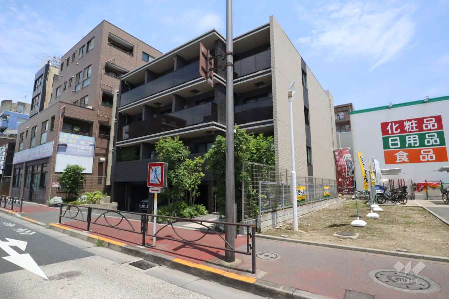 ハーモニーレジデンスクロスゲートの外観(南西側から)　　