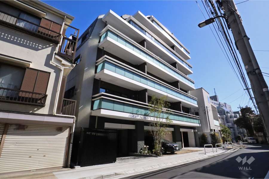 ピアース中目黒ＷＥＳＴの外観(南西側から)