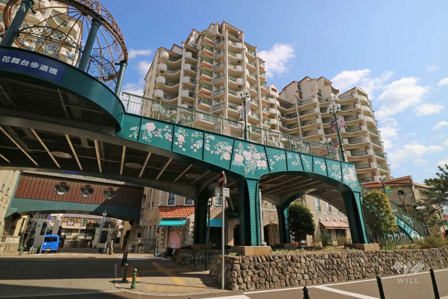 花のみち2番館の外観（南西側から）