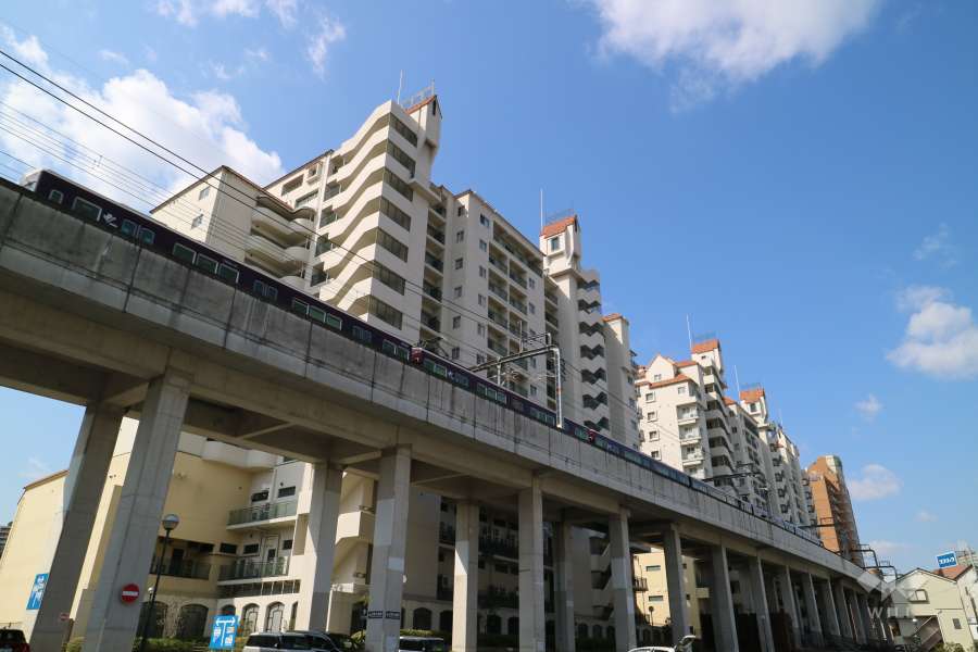 花のみち2番館の外観（北東側から）