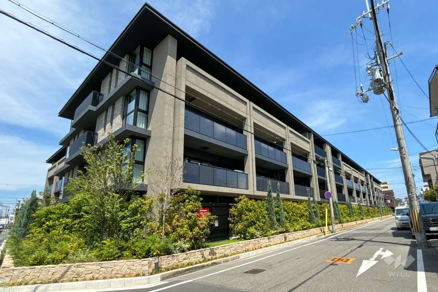 シエリア甲子園一番町の外観(南西側から)