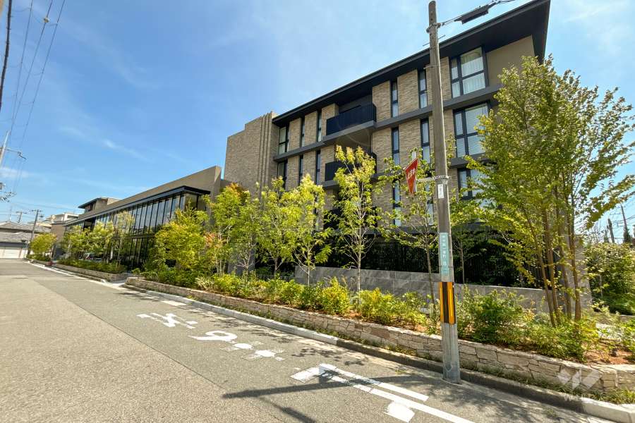 シエリア甲子園一番町の外観(北西側から)