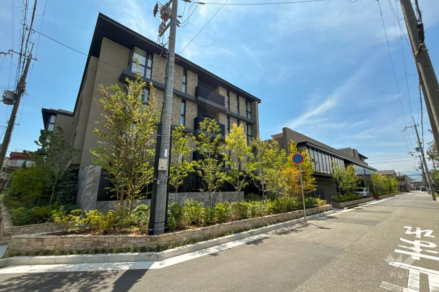 シエリア甲子園一番町の外観(北東側から)