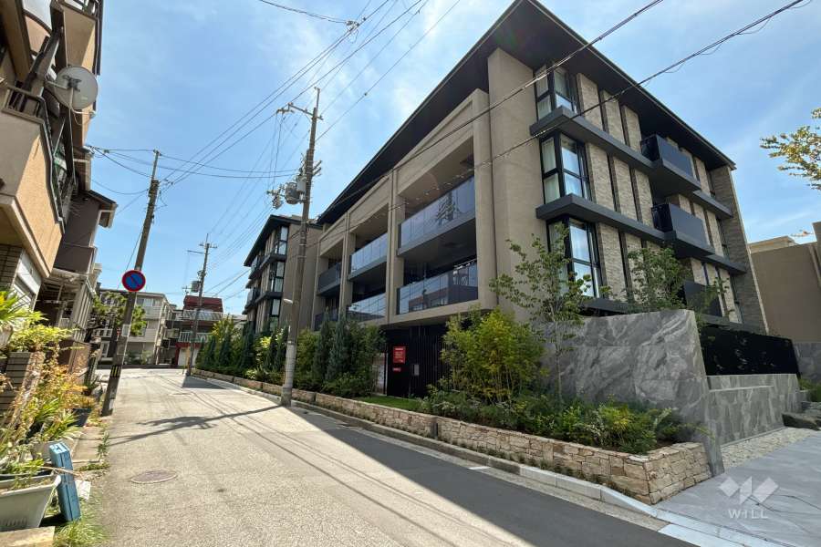 シエリア甲子園一番町の外観(北東側から)