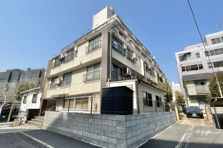保土ケ谷ビル高輪マンションの外観（南東側から）