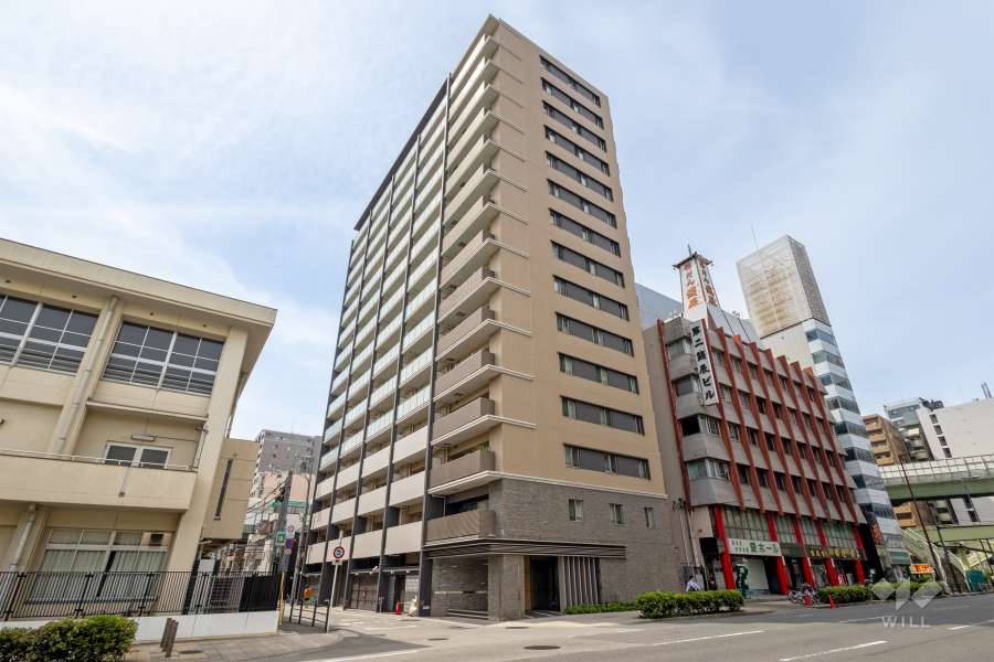 シャリエ日本橋高津の外観（南東側から）