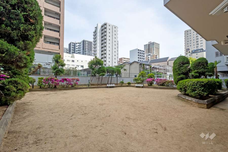 敷地に隣接する公園