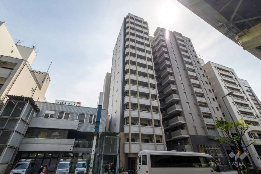 エスライズ日本橋の外観（北東側から） 