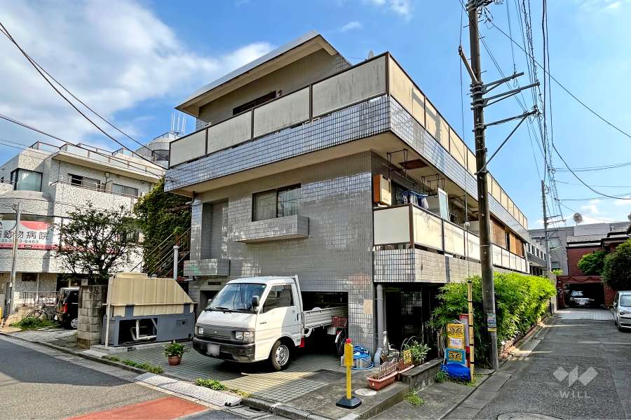 レヂオンス祖師谷の外観（北西側から）