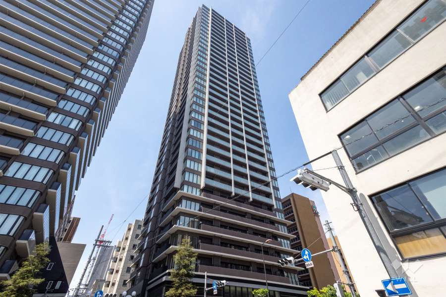 ブランズタワー・ウェリス心斎橋NORTHの外観（南東側から）