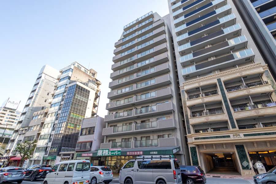 ストークマンション内本町の外観（北東側から）