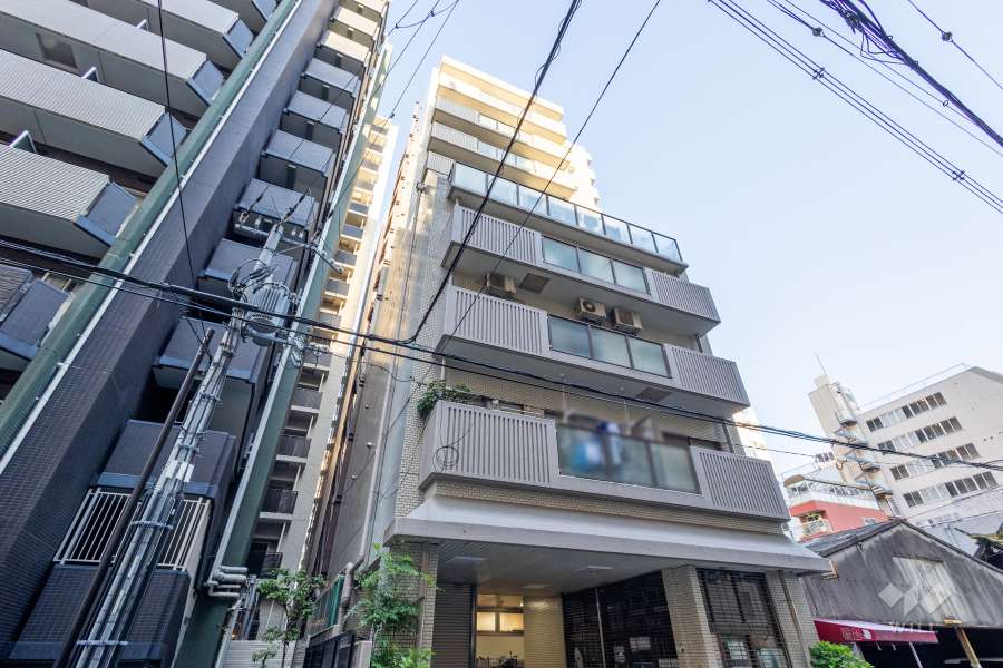 ストークマンション内本町の外観（北西側から）