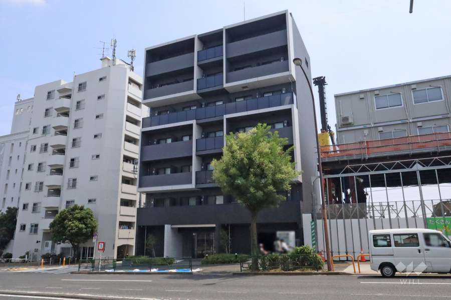 ステージファースト洗足池の外観(北西側から)