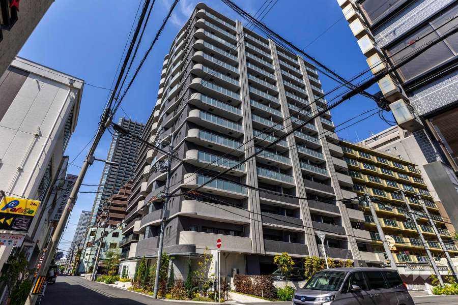 ラシュレ北浜の外観（南西側から）