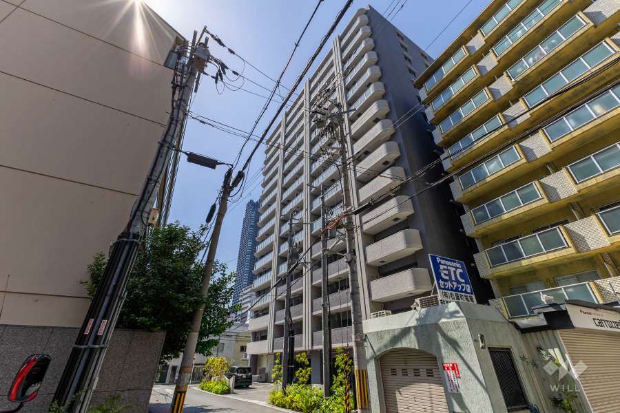 ラシュレ北浜の外観（南東側から）