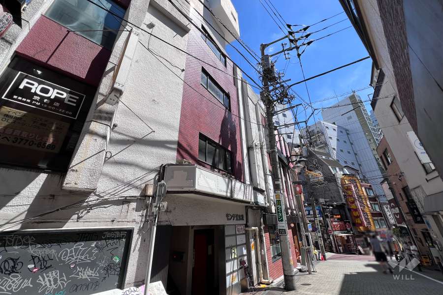 モンテ道玄坂の外観（南西側から）