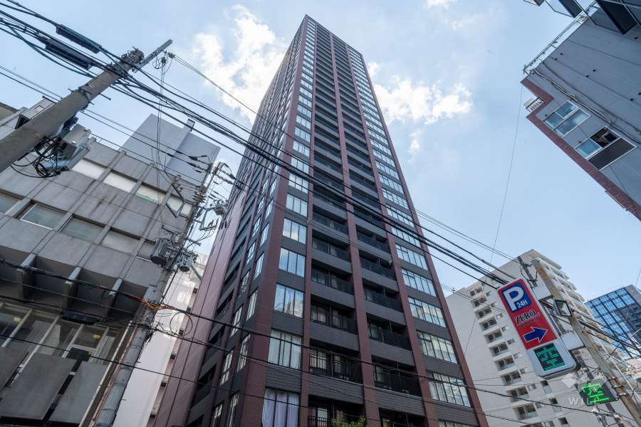 クラッシィタワー南船場の外観（北東側から）