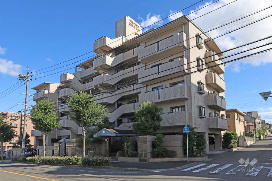 グローリアス緑区姥子山の外観（北西側から）