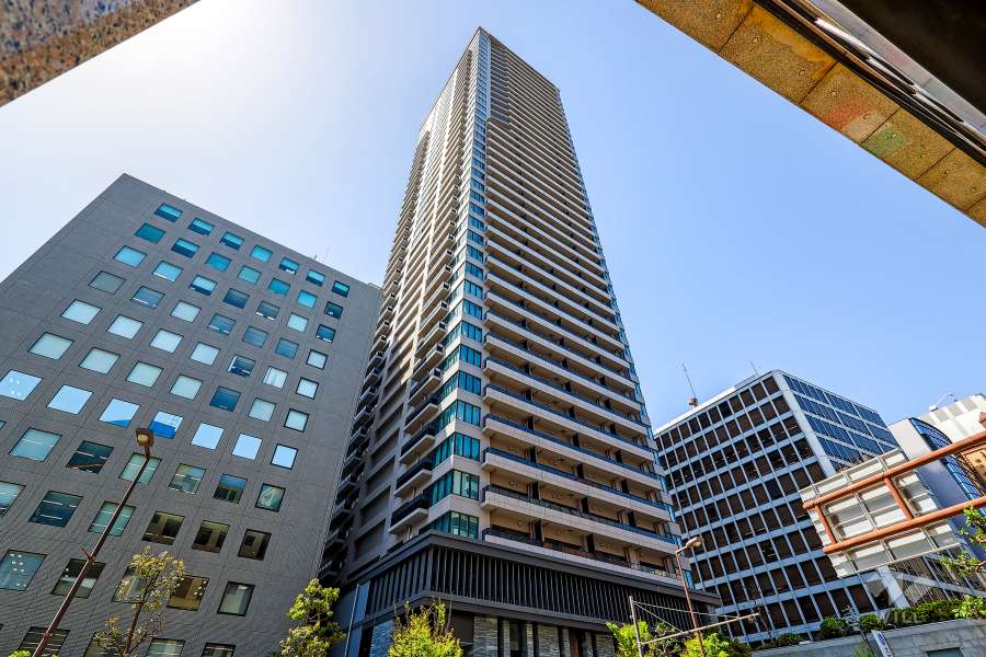 北浜ミッドタワーの外観（北東側から）