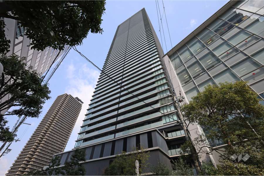 ザ・パークハウス中之島タワーの外観（南西側から）