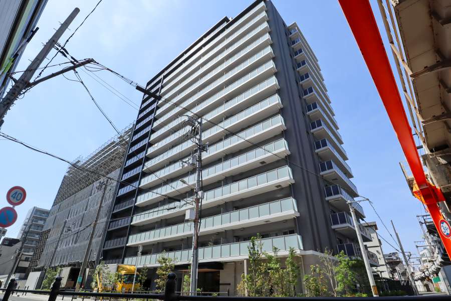 メトライズ森之宮の外観（南東側から）