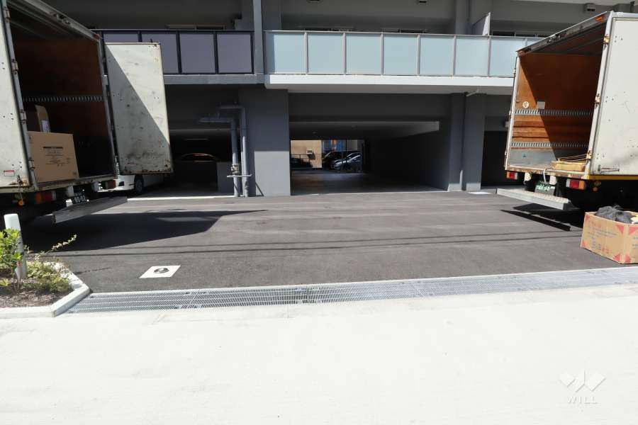 駐車場の出入口