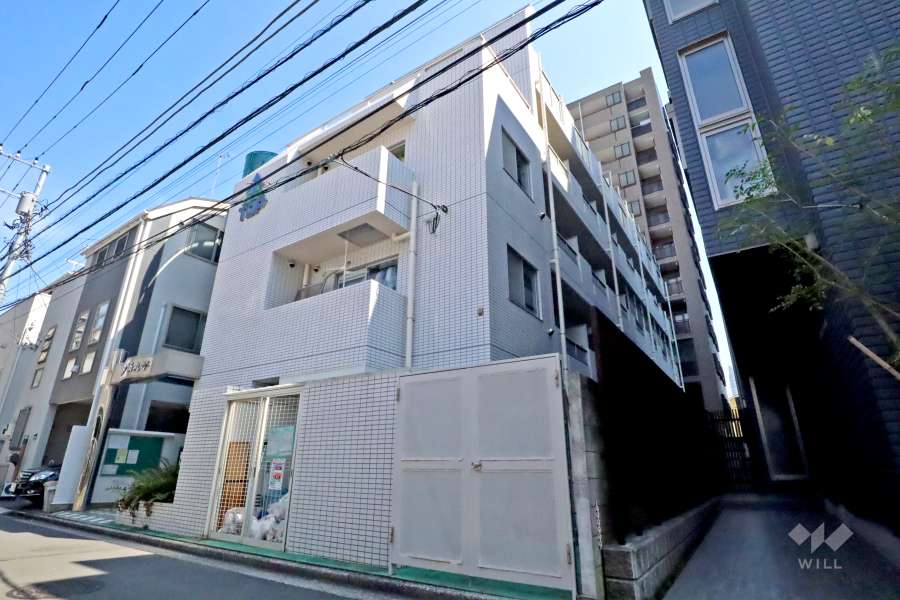 トップ新丸子の外観(北西側から)