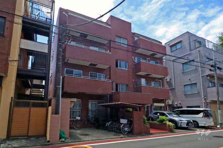 太閤コーポ経堂の外観(北東側から)