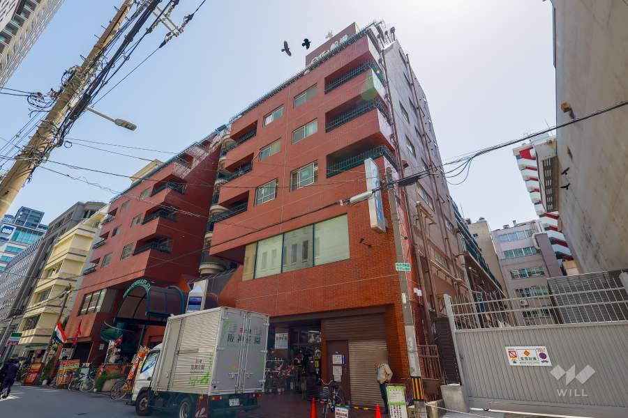 ハイム船場の外観（北西側から）