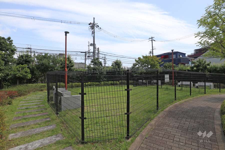 ノースコート北東側にあるドッグラン