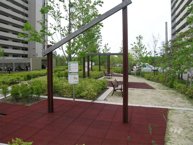 様々な運動が楽しめるフィットネスガーデン