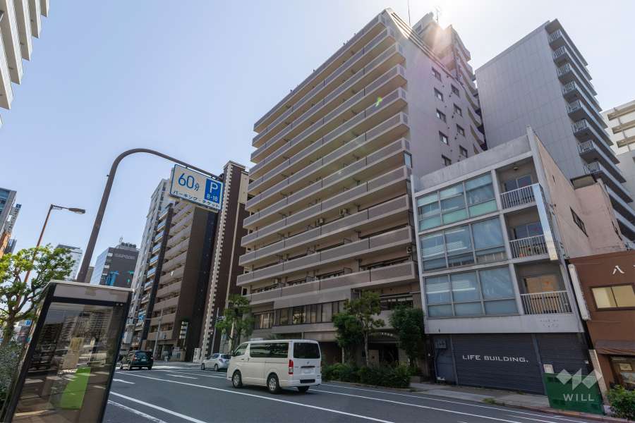 グランコープ東高麗橋の外観（北東側から）