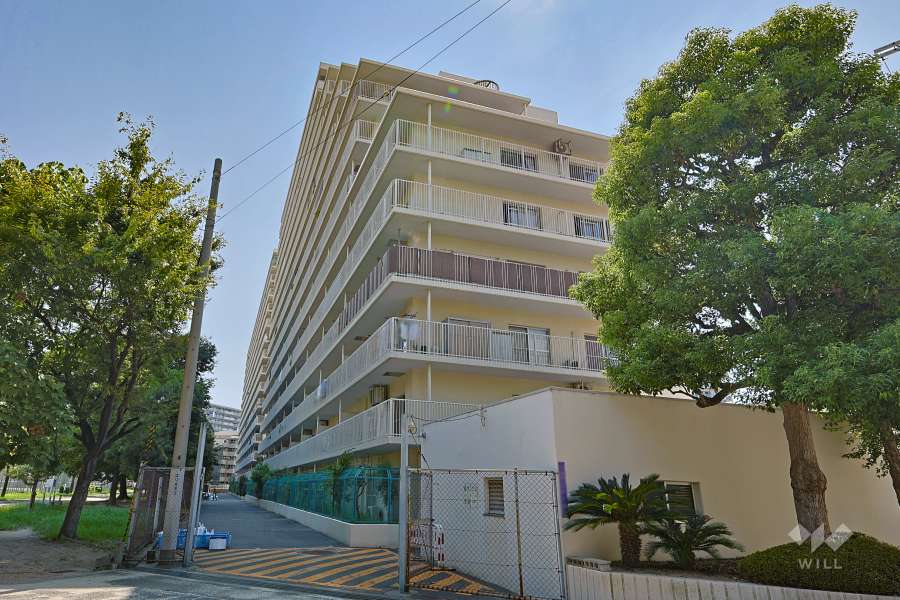 ユニライフ福島C棟の外観（北側から）