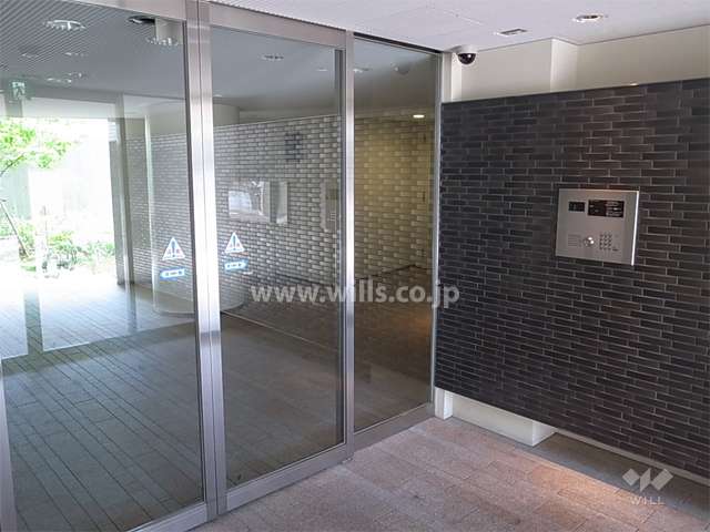 オートロック付きのエントランス